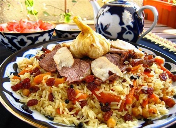 Uzbek pilaf kitchen